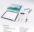 Zocelight Rechargeable A4 Light Box,led Light pad with Built-in Stand & Clip,6 Levels of Brightness Light Box for tracing,Diamond Painting.Light Table for Artists,Drawing,Sketching,Animation,X-ray by TinyTreasures Baby Boutique