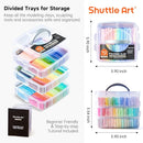 Shuttle Art 112 Colors Polymer Clay Kit with 20 Clay Tools, 16 Kinds of Accessories, Non-Toxic, Non-Sticky, Ideal DIY Art Craft Gift for Kids Adults by TinyTreasures Baby Boutique