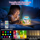 Fairy Garden Light Up Terrarium – DIY Craft Kit with LED for Girls Ages 4-8 | STEM & Art Gift for Kids, Ideal for Birthday or Holiday by TinyTreasures Baby Boutique