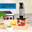 Kenmore Immersion Blender - Handheld Stick Mixer For Kitchen, Food Chopper, Whisk, Smoothie Milkshake Maker, Blend Baby Food, Protein Shake, Puree, Batidora De Inmersión Stainless Steel Blade, Black by TinyTreasures Baby Boutique