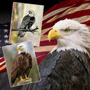 Bald Eagle Metal Bird Yard Art, Outdoor Tree Decor, Eagle Statue Gift for Men by GreenHaven Gardens