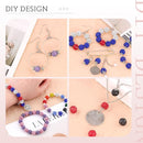 100 Pcs 10 Mixed Colors Rhinestone Beads for Jewelry Making, Sparkle Crystal Clay Christmas for Bracelet Baseball Necklace Earring Crafting and DIY, Shiny Round Shamballa Disco Ball Beads by TinyTreasures Baby Boutique