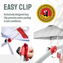 CROWN SHADES 10x10 Pop Up Canopy with 1 Side Wall - Beach Tent with One Push Setup - Outdoor Sun Shade for Events, Parties, Camping - Gazebo with STO-N-Go Cover Bag (Sky Blue) by GreenHaven Gardens