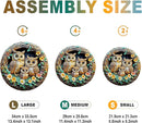 Wooden Puzzles for Adults and Kids - 3D Vision Effects Owl Family Wooden Jigsaw Puzzle - Unique Animal Shaped Wood Puzzles Adult - Creative Birthday Gift Family Game (200pcs) by TinyTreasures Baby Boutique