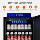 24 Inch Outdoor Beverage Refrigerator Cooler,Stainless Steel Wide Refrigerator for 210 Cans,Fit Perfectly for 24" Space Built-in Counter or Freestanding with powerful and quiet cooling system by CozyNest Decor