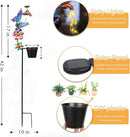 Afirst Solar Outdoor Decorative Butterfly Lights - Faucet Shaped Twinkling Light Garden Stake Decorations for Pathway Lawn Patio Courtyard Backyard by GreenHaven Gardens