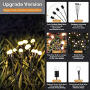 ANTQUE 2 Pack New Upgraded Swaying Starburst Solar Garden Lights, Vibrant Waterproof Outdoor Lights for Yard Patio Pathway Decoration by GreenHaven Gardens