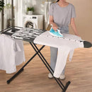 Extra Large Ironing Board with Large Hang Rail and Iron Rest in 63" L x 20" W (with Iron Rest) by CozyNest Decor