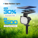 NIORSUN Solar Spot Lights Outdoor,23 LEDs Landscape Lighting with Auto On/Off and 3 Lighting Modes, IP67 Waterproof Spotlights,Outdoor Solar Lights for Yard Garden,6 Pack(Warm White) by GreenHaven Gardens