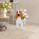 Brown and White Cocker Spaniel Dog Planter Plant Pots,Cute Garden Dog Flower Planter,Dog Planters Birthday Gifts for Women,Office,Indoor/Outdoor Decor（9.45 * 9.17 * 13.39in） by GreenHaven Gardens
