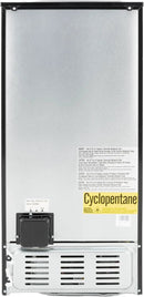 RecPro 4.4 Cu Ft RV Refrigerator | 12V Stainless Steel Fridge with Freezer | Frost-Free, Adjustable Shelves, Built-In Lock, Reversible Door | Off-Grid Ready Camper Fridge with Can Holder by CozyNest Decor