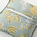 NEWLAKE Bohemian Floral Style Cotton Throw Pillow Covers with Real Stitched Embroidery (2 Pieces, 18X18 Inch) by CozyNest Decor