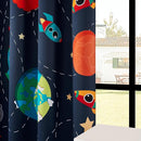 Kids Space Themed Blackout Curtains - 100% Blackout Perfect for Bedroom, Spark Kids Imagination with Vibrant Cosmos Designs, Noise Reduction, Thermal Insulated, (2 Panels W52×L63) by TinyTreasures Baby Boutique