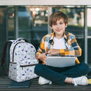 Dinosaur Backpack for Kids Boys Girls, Lightweight School Bookbag with Multiple Compartments, Simple Modern Waterproof Durable Kids' Backpack for Age 5-12, for School & Outdoor Activities by TinyTreasures Baby Boutique