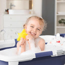 Collapsible Baby Bathtub,Baby Bath Tub with Soft Cushion & Thermometer,Baby Bathtub Newborn to Toddler 0-36 Months,Portable Travel Baby Tub by TinyTreasures Baby Boutique