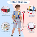 JXM Safety Harness Leash for Autism and Special Needs Child (3-6 yrs), Child Adjustable Elopement Harness with Emergency Grab Handle and Tether, Keep Active Autistic/ADHD Kids Safe and Free Outdoors by TinyTreasures Baby Boutique