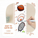 Personalized Name Growth Chart for Kids, Ball Measuring Height Chart, Meaningful Memories Through Kid Size Chart Measurement, Growth Chart Ruler for Wall, Toddler Room Decor by TinyTreasures Baby Boutique