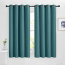 NICETOWN Blackout Curtains 63 inches Long, Grommet Window Treatment Energy Saving Thermal Drapes Room Darkening for Living Room/Bedroom, 2 Panels, W46 x L63, Sea Teal by TinyTreasures Baby Boutique