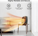 Small Portable Space Heater for Indoor Use - Lutntc 1500W Safe and Quiet Ceramic electric Heater Fan, Heat Up 200 Square Feet for Room, Office, Desk by CozyNest Decor