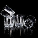 Whiskey Glasses Set of 4,Lead-Free Crystal Old Fashioned Glass,Scotch Glass Tumblers for Drinking Bourbon,Cognac,Irish Whisky,Whisky Glass Gift Set for Men,Dad,Brother-10oz by CozyNest Decor