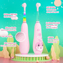 SEAGO Kids Electric Toothbrushes Rechargeable, Toddler Electric Toothbrush with Magnetic Charging, LED Observing Light, 8 Toothbrush Heads for Ages 2-4-6 Boys Girls (Pink) by TinyTreasures Baby Boutique