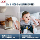 CEM DT-8807S FDA CE Digital Thermometer for Adults and Kids, No Touch Forehead Thermometer for Baby, 2 in 1 Body Surface Mode Infrared Temperature Gun with Fever Alarm and Instant Accuracy Readings by TinyTreasures Baby Boutique