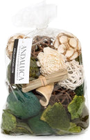 ANDALUCA Decorative Moss Balls Natural Bowl Filler Home Decor (Green Moss) by CozyNest Decor
