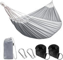 ANYOO Cotton Hammock Portable Camping Hammocks for Hanging Sturdy Garden Comfortable Fabric Hammock with Tree Straps Up to 660lbs with Travel Bag for Camping Outdoor/Indoor Patio Backyard by GreenHaven Gardens