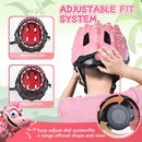 Toddler/Kids Bike Helmet Set for Boys Girls 3D Adjustable Kids Helmet Protective Gear Set Knee Elbow Wrist Pads and Multi-Sports Skateboard Scooter Cycling Roller Balance Bike by TinyTreasures Baby Boutique