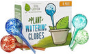 LGL Plant Watering Globes - Automatic Self Watering Globes. Decorative Self Watering Planter Inserts Made From Hand-Blown Durable Glass. Self Watering Spikes to Support Plant Health. 4 Pack, Small. by GreenHaven Gardens