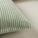 Fancy Homi 2 Packs Sage Green Lumbar Decorative Throw Pillow Covers 14x24 Inch for Couch Bed, Rustic Farmhouse Boho Home Decor, Soft Striped Corduroy Rectangle Accent Cushion Case 35x60 cm by CozyNest Decor
