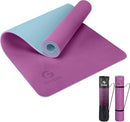 Yoga Mat Non Slip, Eco Friendly Fitness Exercise Mat with Carrying Strap,Pro Yoga Mats for Women,Workout Mats for Home, Pilates and Floor Exercises by TinyTreasures Baby Boutique