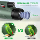 Pankoo 12x60 HD Monocular Telescope for Adults | Comes with Smartphone Adapter Tripod Hand Strap | Suitable for Bird Watching Sports Hiking Traveling by TinyTreasures Baby Boutique