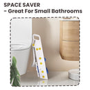 Primlect Space-Saving Potty Training Seat with Ladder, Adjustable Step and Toilet Seat Height, Top Handles for Easy Climbing, Easy to Carry, Portable Toddler Toilet Trainer for Small Bathrooms by TinyTreasures Baby Boutique
