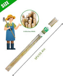 3ft Natural Bamboo Plant Stakes for Tomatoes, Beans, Flowers, Potted, Climbing Plants 25pcs by GreenHaven Gardens