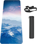 Non Slip Yoga Mat TPE Workout Mat for Men Women, Thick Workout Mat with Carrying Strap, Fitness Mats for Exercise, Yoga, Fitness, Pilates, Floor Workouts (72" x 24" x 6mm) by TinyTreasures Baby Boutique