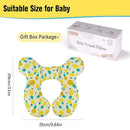 KAKIBLIN Baby Travel Pillow, Upgraded Baby Neck Pillows for Car Seat Toddler Head and Neck Support Pillow,Support Pillows for Car Seat, Pushchair,Travel (Pineapple) by TinyTreasures Baby Boutique
