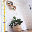 Kids Growth Chart, Wood Frame Fabric Canvas Height Measurement Ruler from Baby to Adult for Child's Room Decoration 7.9 x 79in (7.9 x 79in, Giraffe) by TinyTreasures Baby Boutique