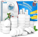 USKICH Toilet Bowl Cleaner - 80 PACK, Household Automatic Toilet Bowl Cleaners with Bleach, Bathroom Toilet Tank Cleaners Tablets with Sustained-Release Technology for Against Tough Stains by CozyNest Decor