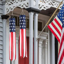 40 Inch American US Flag Windsock Outdoor USA Patriotic Decorations Embroidered Wind Socks Outdoor Hanging Fade Resistant 4th of July Windsock Independence Day for Garden Yard (6 Pcs) by GreenHaven Gardens