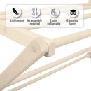 Pennsylvania Woodworks Premium American Maple Clothes Drying Rack - Handcrafted in Pennsylvania - Solid Wood Construction, Collapsible, Eco-Friendly Laundry Solution (Large) by CozyNest Decor