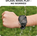PlayZoom 4 Kids Smartwatch – 1.83” Color Touchscreen, 25+ Games, Selfie Camera, Audiobooks, Songs, Step Tracker, Parental Controls, Waterproof, for Ages 4-12 (Black) by TinyTreasures Baby Boutique