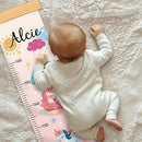 Personalize Name Growth Chart for Kids, Unicorn Kids Growth & Measuring Chart, Growth Chart for Wall, Height Measure Wall Chart Bedroom Nursery Wall Decoration,Playroom Essentials by TinyTreasures Baby Boutique