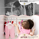 Baby Closet Dividers, Double Sided Nursery Clothes Size Separators for Newborn to 2T, Round, Neutral, 8 Pcs by TinyTreasures Baby Boutique