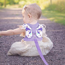 Accmor Toddler Harness Leash, 3 in 1 Cute Butterfly Kids Leash + Anti Lost Wrist Link for Outdoor Travel, Adorable Child Walking Harness Wristband Assistant Mini Strap Belt Protector for Baby Girls by TinyTreasures Baby Boutique