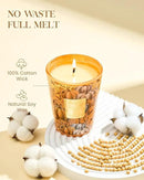 M&SENSE Pumpkin Spice Scented Candle, Soy Candles 14.1oz 60H Burn Time Slow Burning, Fall Scent Unique Halloween Gifts Home Decor by CozyNest Decor