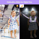 Accmor 3 in1 Toddler Harness Leash, Reflective kid Harness with Anti Lost Wrist Link, Harness Leash for Toddlers, Child Walking Harness kids Leash Wristband Rope Belt with Lock for Baby Girls (Purple) by TinyTreasures Baby Boutique