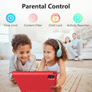 JREN Tablet for Kids｜10 Inch Kids Tablet Android 14｜Octa-core｜64GB｜WiFi ｜Bluetooth｜Parental Control｜Children Content｜Children Toddler Red by TinyTreasures Baby Boutique