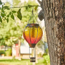 Hot Air Balloon Solar Lantern with Flickering Flame Hanging Solar Lights Outdoor Waterproof Lanterns for Garden Patio Yard Party Decoration by GreenHaven Gardens