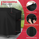 Unicook 28 Inch ProSeries Griddle Cover for Blackstone, Flat Top BBQ Grill Cover for Outdoor Grill, Heavy Duty Waterproof Cooking Station Protector with Sealed Seam, 60 Inch, Black by GreenHaven Gardens